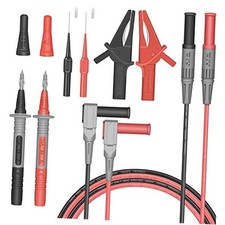 Test Leads Set HANDSKIT Double Insulated Electrical Multimeter Test Lead Red