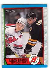 Aaron Broten New Jersey Devils 1989 #180