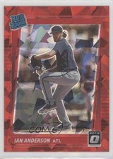 2021 Donruss Optic Rated Rookie Red Cracked Ice Prizm 5/7 Ian Anderson #47 1e8j