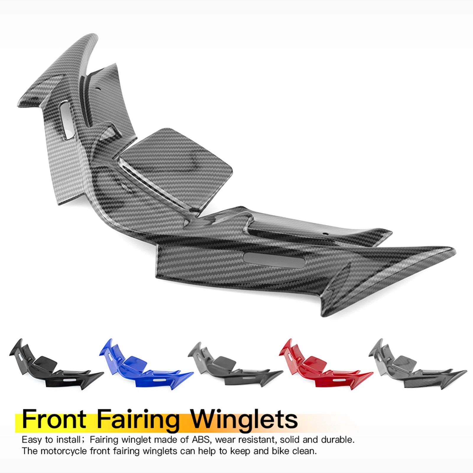 Motorcycle Front Fairing Winglets Replacement For YZF R15 V4.0 2022+