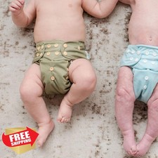 Babies Beginning Sprout Cloth Diaper Sage Olive Reusable Insert