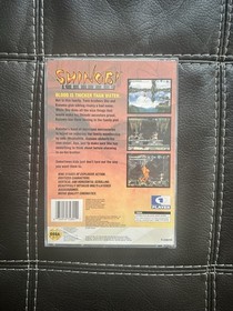 Shinobi Legions (Sega Saturn, 1995) Great Condition Cib W. Reg Card