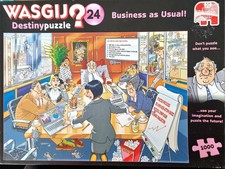 Wasgij Destiny Puzzle 24. Business as Usual!! Complete. Used