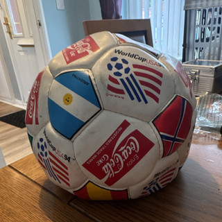Coca Cola World Cup USA 94 Football Collectable with National Flags