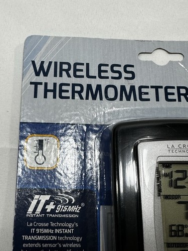 The Weather Channel 9245 Wireless Thermometer w/ Clock La Crosse Technology NEW - Picture 4 of 6