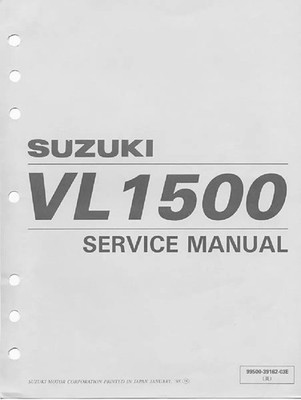 Suzuki VL1500 Intruder 98-00 OEM Service Manual