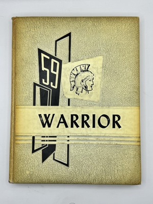 #ad 1959 McHenry Community High School Yearbook McHenry Illinois Warrior $23.95