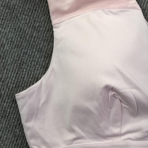 Tommie Copper Sports Bra Womens 2XL Pink Front Zip Copper Znergy Mesh Support - Photo 5/24