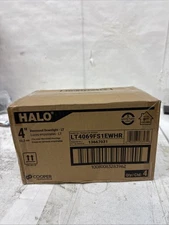 HALO 4in Recessed LT Selectable Baffle Downlight (4-Pack) LT4069FS1EWHR4PK