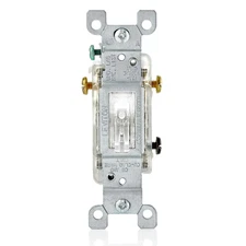 15 Amp 120-Volt Toggle LED Illuminated 3-Way Switch Residential Grade Grounding,