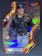 2021 Bowman's Best #HW-3 Henry Davis Heatwave Die Cut Pittsburgh Pirates