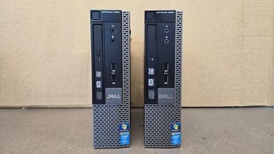 (Lot of 2) Dell OptiPlex 9020 USFF, i5-4590s 3.00 GHz, 16GB RAM, no HD or OS #21
