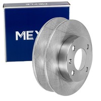2X Meyle Bremsscheiben 232Mm Hinten Passend FÜR Seat Arosa Cordoba Ibiza Vw
