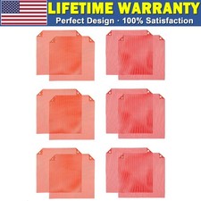 18 x 18 Inch Safety Flags Oversize Grommet Warning Flag Mesh Red  Orange NEW