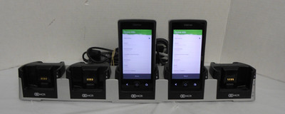 NCR Orderman7 SC Scanner 7777-01YY Set of 2 W/ Multi Service Station 7777-MSC