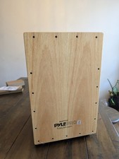 Pyle String Cajon - Wooden Percussion Box, with Internal Guitar Strings- PCJD18