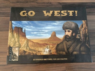 Go West - Brettspiel Phalanx Games - Unbespielt, Karten sind noch in Folie Game