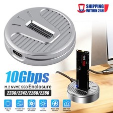 M.2 to USB Dock Station, NVMe to USB C 3.1 Reader Adapter For M Key, B M Key SSD