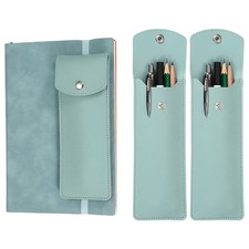 Adjustable Elastic Band Pen Holder, 2Pcs Blue