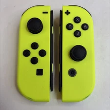 Nintendo Switch Joy-Con Controller - Neon Yellow - Authentic OEM
