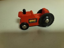 Brio Wooden Railway Train Vintage Red Tractor Good Condition Please Read