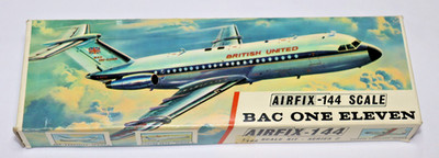 AIRFIX  SK401 RED STRIPE BAC ONE ELEVEN  1:144