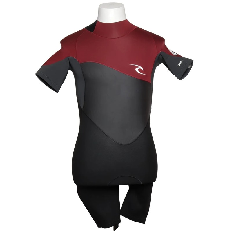 Rip Curl, Neoprenanzug, Größe: XS, Rot/Grau/Schwarz, Einfarbig, Herren #b4Z