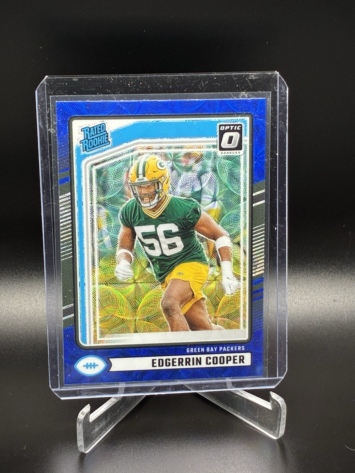 2024 Donruss #325 Edgerrin Cooper Optic Rated Rookies Preview Blue Scope