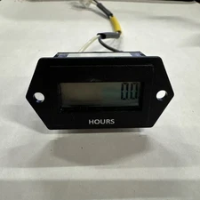 41 pcs TRUMETER 3410-0000 LCD Hour Meter, 2-Hole, 1.10" Rectangular Flange bin7 