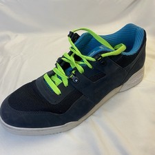 Reebok Classic Tech Update V61745 Men’s 10.5 Navy Aqua White Floating Lace Strap