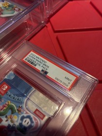 CGC PSA Graded 9+ Nintendo Switch Mario Game & Card Lot Odyssey, Wonder, & Party