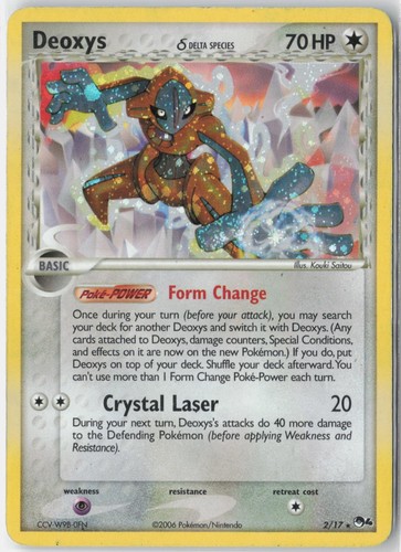 Deoxys 2/17 Rare POP Series 4 Pokemon Holo HP