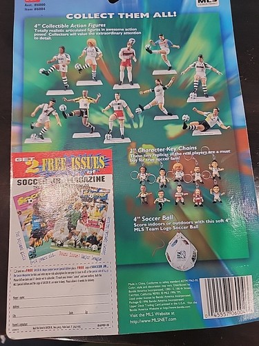 1996 Official MLS Alexi Lalas Action Figure With Card - 第 2/2 張圖片
