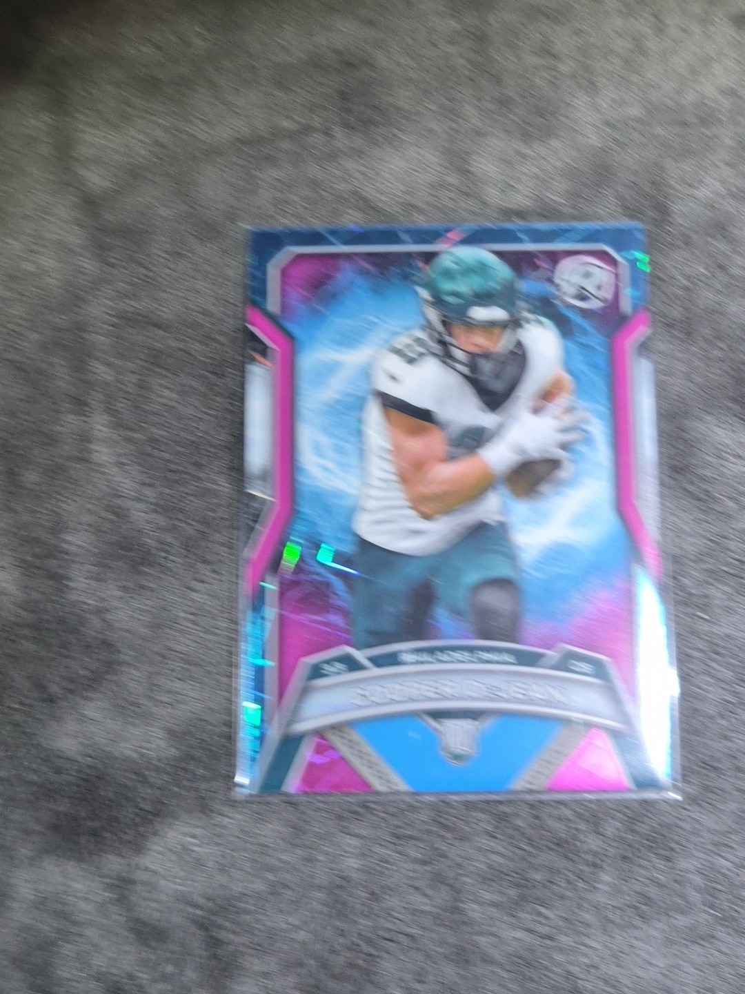 2024 Topps Resurgence - Cooper DeJean #179 Sky Blue & Pink Shock Refractor (RC)