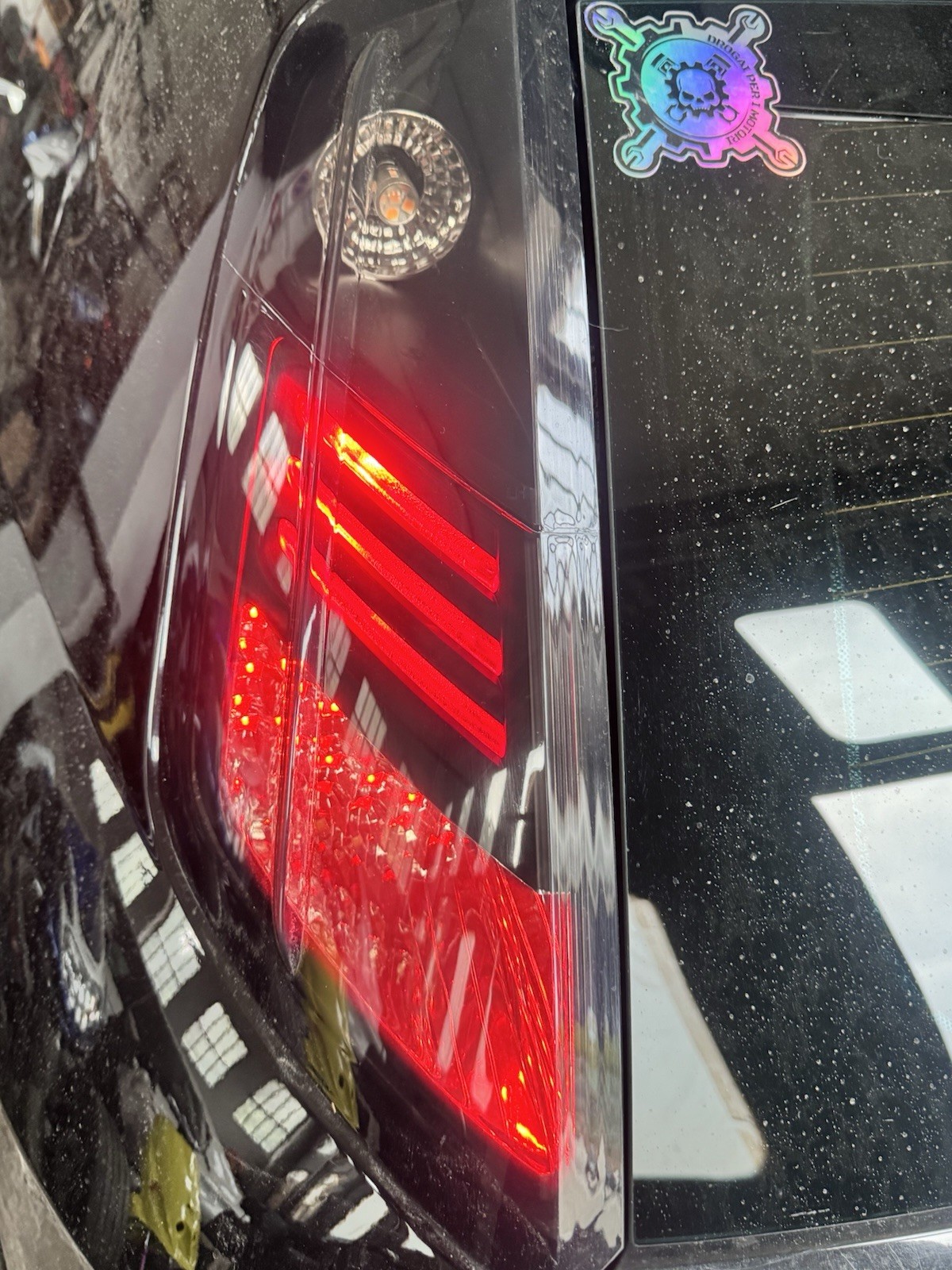 Coppia di Fari Posteriori per Fiat GRANDE PUNTO 2005 - 2009 Neri LED FUMÈ