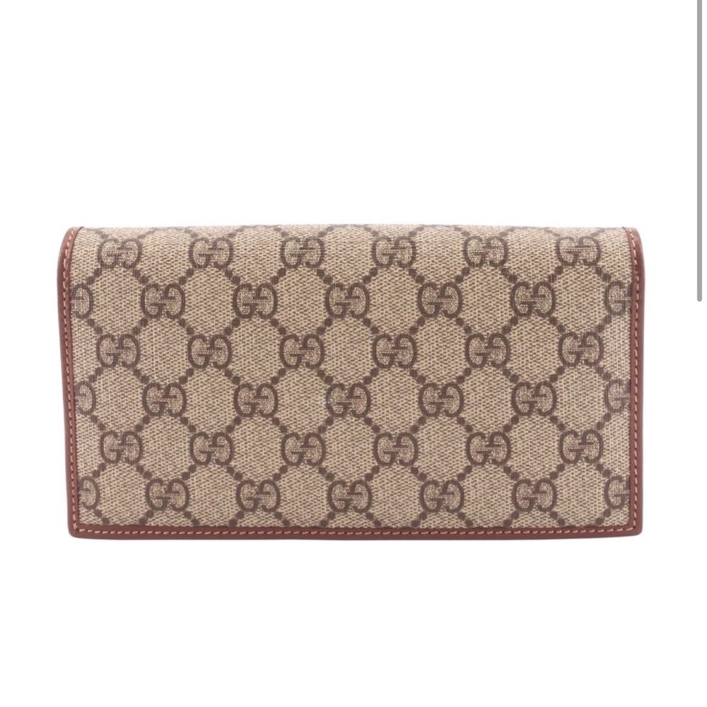Horsebit 1955 GG Supreme Canvas Wallet On Chain Bag image 4