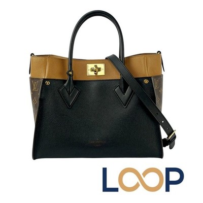 Louis Vuitton IC On My Side MM 2way Shoulder Hand Bag Monogram Used LOOP-0