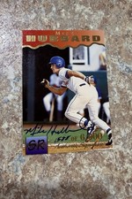 Vintage 1995 SIGNATURE ROOKIE AUTOGRAPH Baseball Card #13 MIKE HUBBARD Cubs LE