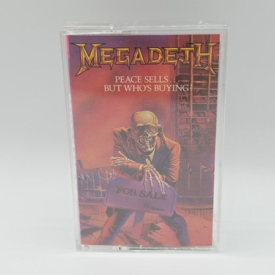 Megadeth Peace Sells But Who's Buying Cassette 1986 Capitol 4XT-512526 Tested