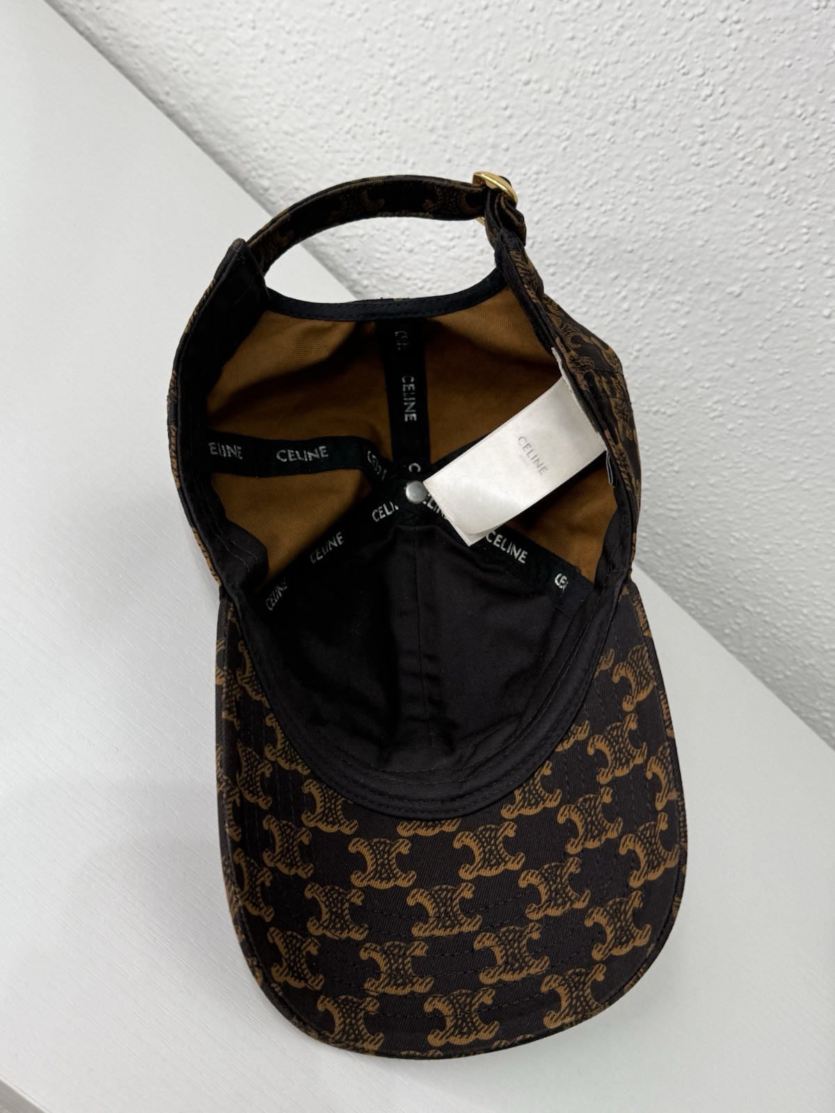 CELINE Triomphe Monogram Baseball Cap size XS - image 5