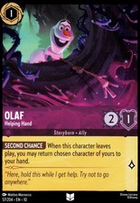 Olaf - Helping Hand 57/204 Uncommon Whispers in the Well NM Lorcana 10