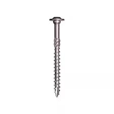 Grk Fasteners Grk30221 Deck Screw, 5/16 In X 3-1/8 In, 18-8 Stainless Steel,
