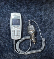 Nokia 6010 Cell Phone Silver Untested With Battery T-Mobile