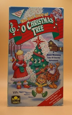 The Real Story of O Christmas Tree VHS 1992 **Buy 2 Get 1 Free**