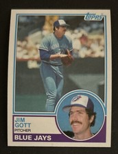 1983 Topps Jim Gott Baseball Rookie Card (RC) #506 Blue Jays Pitcher VG O/C. rookie card picture