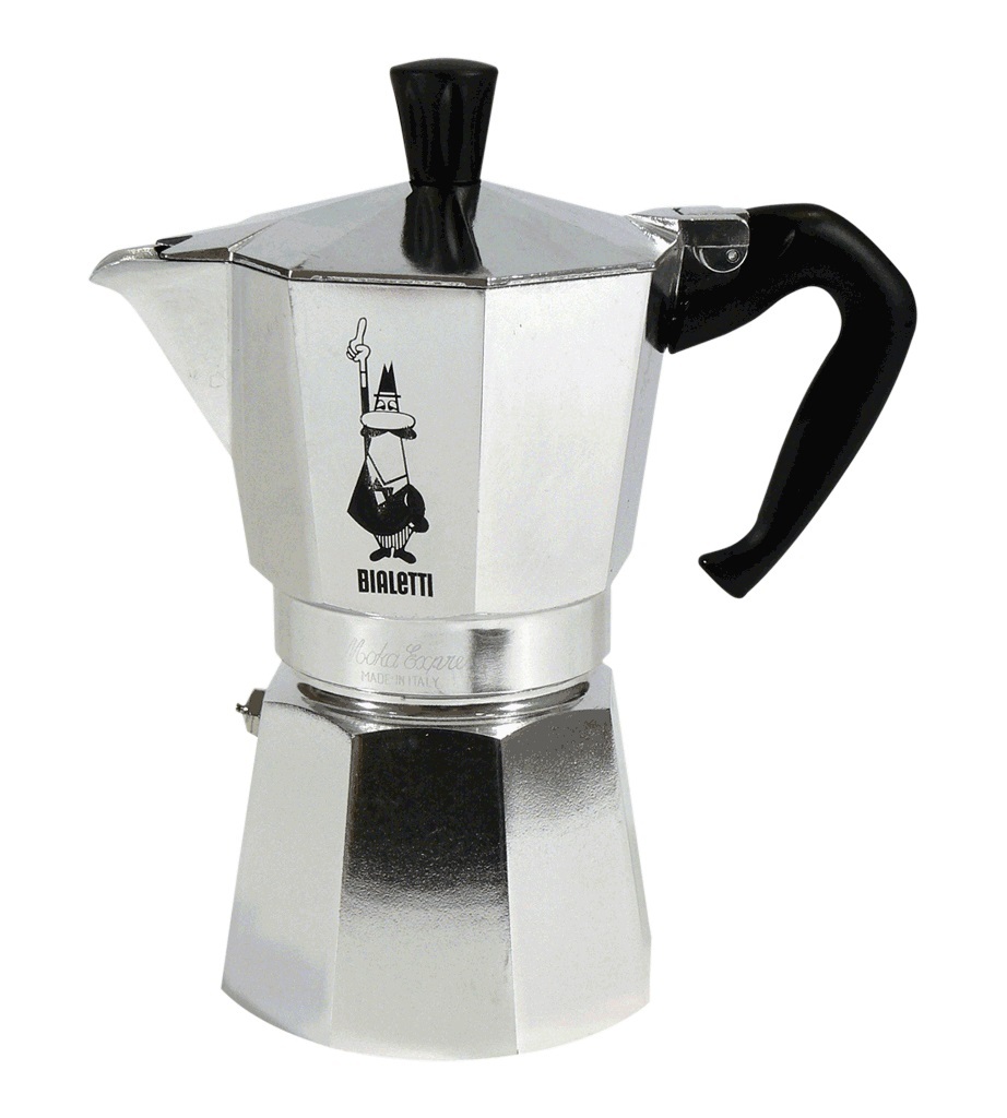 BIALETTI Coffee Maker Moka Express CHOOSE: 1 2 3 4 6 9 12 18 Cups