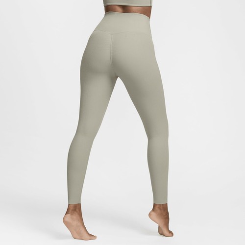 Nike Damen XS Zenvy Rib Gentle-Support High-Waisted 7/8 Leggings - Bild 3 von 7