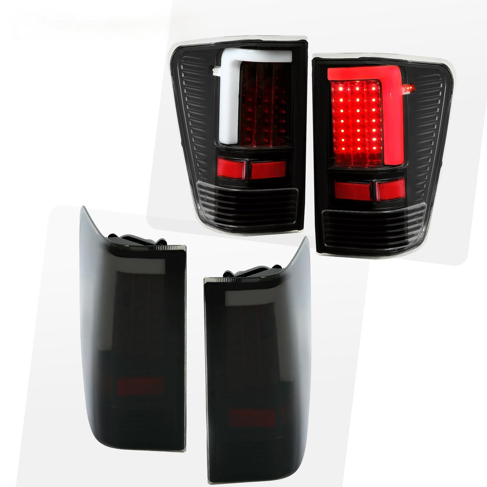 Clear Lens/Smoke Lens Tail Lights Assembly For  Nissan Titan pickup 2004-2015