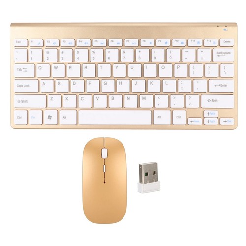 KIT TASTIERA E MOUSE WIRELESS SENZA FILI ELEGANTE E SOTTILE PER CASA UFFICIO - Imagen 8 de 9