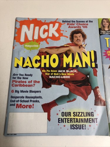 Nickelodeon Magazine February 2006 Timmy Vs. Jimmy & Nacho - Valentines Included - Picture 2 of 5